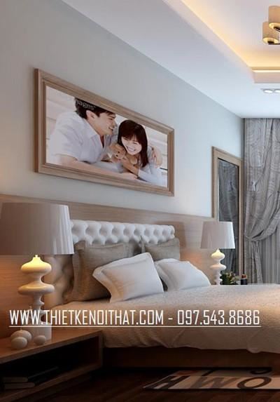 Thiết kế nội thất phòng ngủ biệt thự Vincom Village VinHome - Nhà Anh Đức