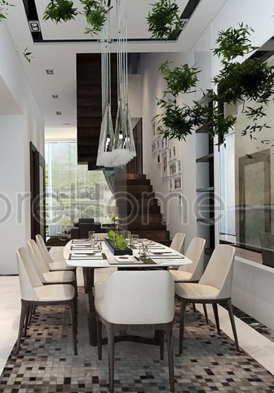 Thiết kế nội thất phòng bếp biệt thự hiện đại - Anh Hải
