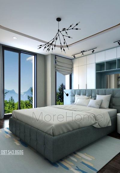 Thiết kế nội thất phòng ngủ biệt thự hiện đại 