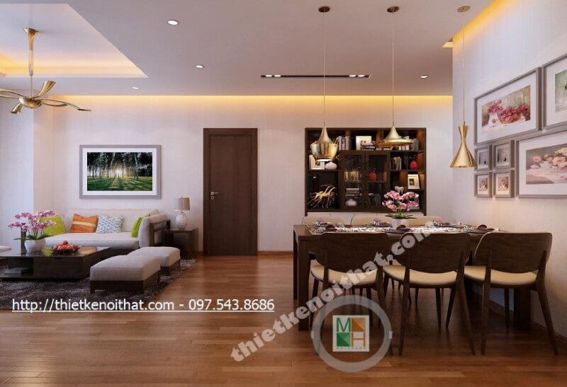 Chọn lọc 20 mẫu nội thất chung cư sáng tạo và tiện nghi