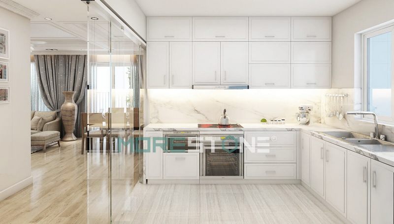 Thiết kế phòng bếp chung cư đẹp, ấn tượng