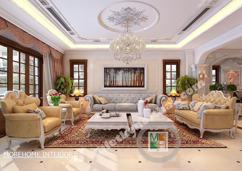 Tham khảo các mẫu bố trí phòng khách đẹp và sang trọng