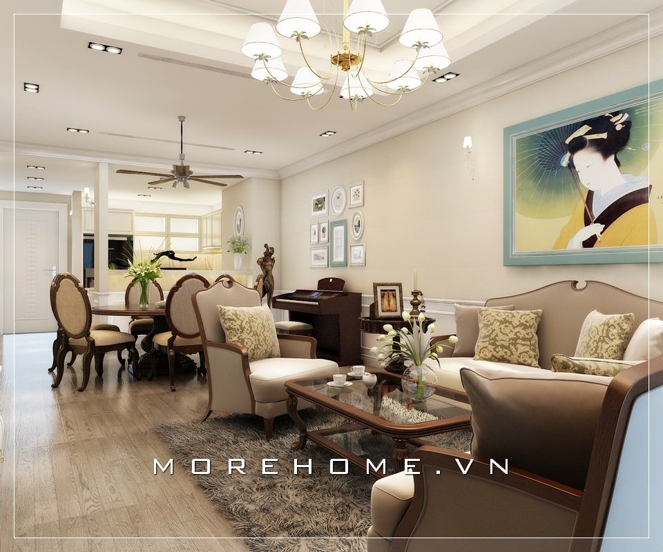 Mẫu thiết kế nội thất chung cư được chuộng của năm
