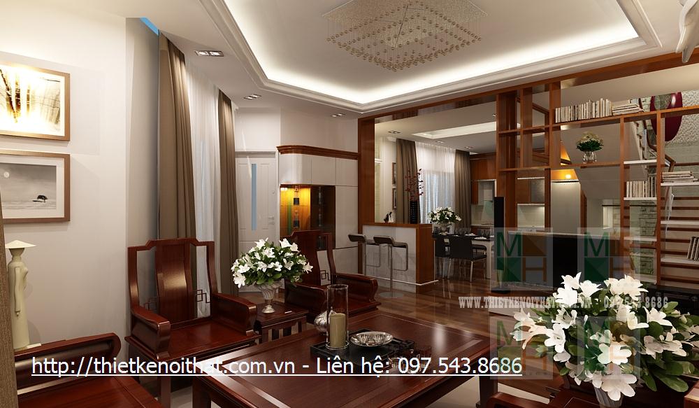 Đẹp mắt hơn với kệ sách trang trí cho phòng khách biệt thự